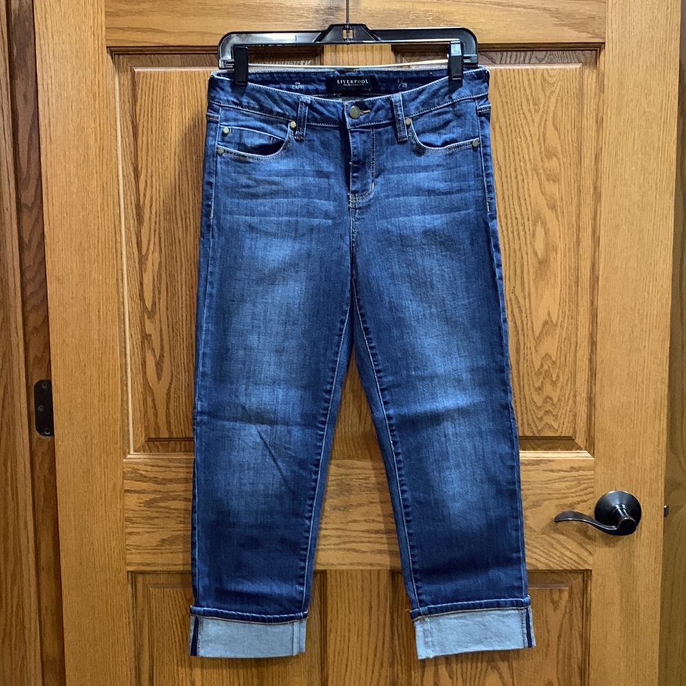 Liverpool cropped jeans